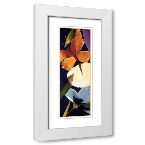 When the Wind Blows II White Modern Wood Framed Art Print with Double Matting by Abellan, Lola