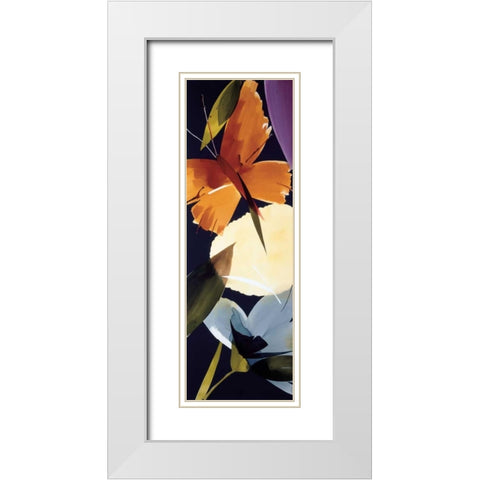 When the Wind Blows II White Modern Wood Framed Art Print with Double Matting by Abellan, Lola