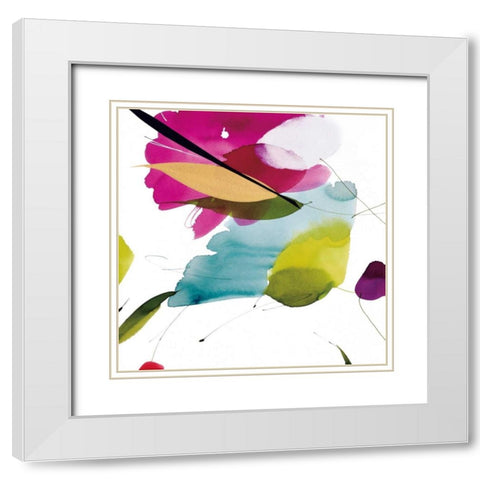 Subtlety I White Modern Wood Framed Art Print with Double Matting by Abellan, Lola
