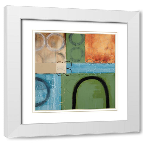 Make a U-Turn White Modern Wood Framed Art Print with Double Matting by Bernsen, Leslie