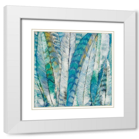 Taking Flight II White Modern Wood Framed Art Print with Double Matting by Bernsen, Leslie