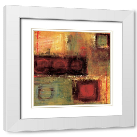 Limelight White Modern Wood Framed Art Print with Double Matting by Benjamin Peterson, Penny