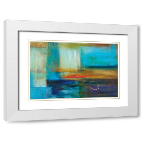 In Your Dreams White Modern Wood Framed Art Print with Double Matting by Benjamin Peterson, Penny
