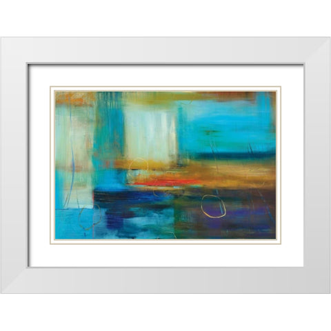 In Your Dreams White Modern Wood Framed Art Print with Double Matting by Benjamin Peterson, Penny