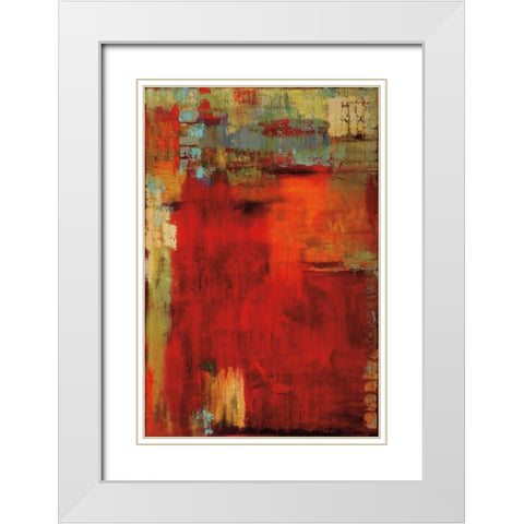 Uncommon Place White Modern Wood Framed Art Print with Double Matting by Benjamin Peterson, Penny