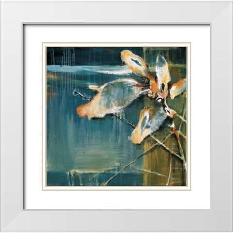 Life from the Sea I White Modern Wood Framed Art Print with Double Matting by Burris , Terri