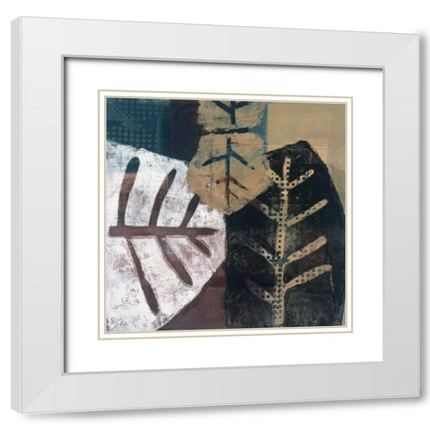 Natures Trace I White Modern Wood Framed Art Print with Double Matting by Bernsen/Tunick