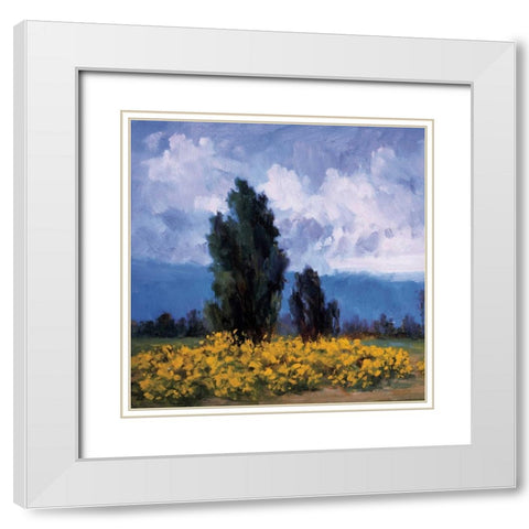 Golden Age White Modern Wood Framed Art Print with Double Matting by Curt, Brigitte