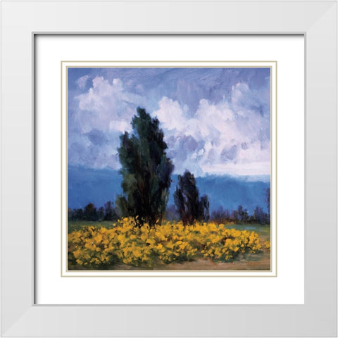 Golden Age White Modern Wood Framed Art Print with Double Matting by Curt, Brigitte