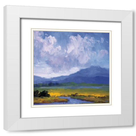 Golden Age White Modern Wood Framed Art Print with Double Matting by Curt, Brigitte