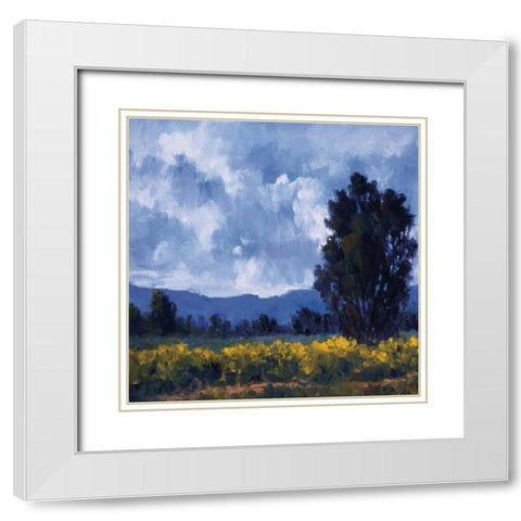 Golden Age White Modern Wood Framed Art Print with Double Matting by Curt, Brigitte