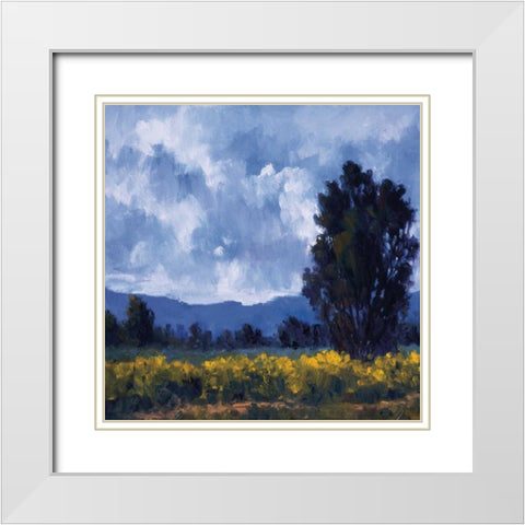 Golden Age White Modern Wood Framed Art Print with Double Matting by Curt, Brigitte