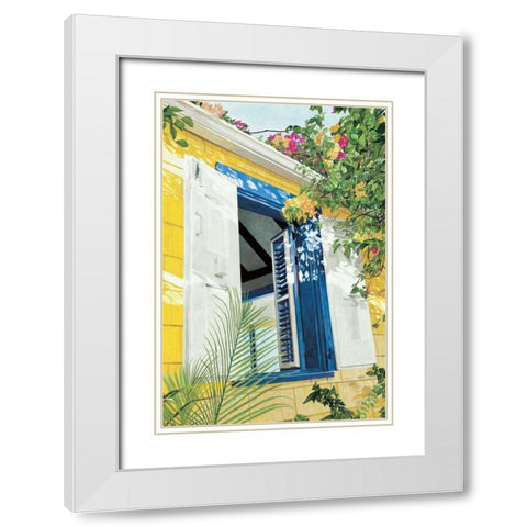 My View White Modern Wood Framed Art Print with Double Matting by Canning, John