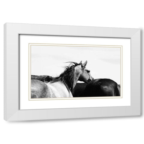 Wild Whispers I White Modern Wood Framed Art Print with Double Matting by Corpeny, Peggy
