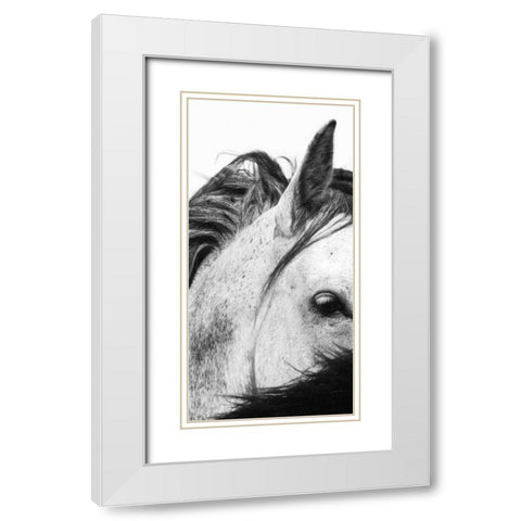 Wild Whispers II White Modern Wood Framed Art Print with Double Matting by Corpeny, Peggy