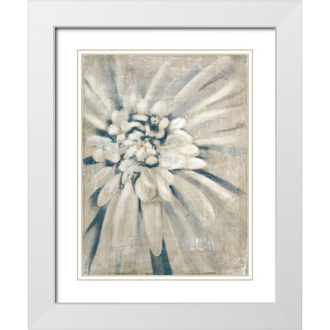 Glam I White Modern Wood Framed Art Print with Double Matting by DAguiar, Stacy