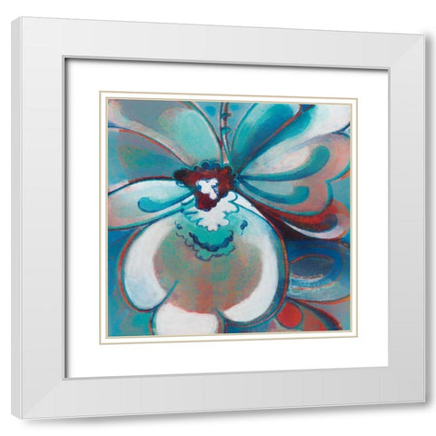 Starting Point White Modern Wood Framed Art Print with Double Matting by Damen, Sue
