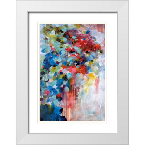 Summer Symphony White Modern Wood Framed Art Print with Double Matting by Foreman, Brent