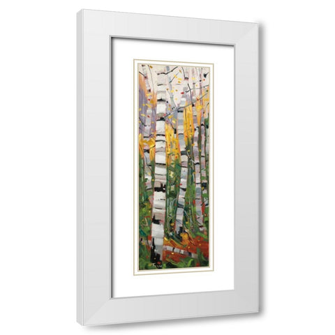 Swing Dance White Modern Wood Framed Art Print with Double Matting by Forsythe, Graham