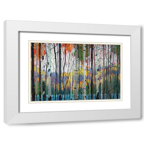 Lone Ranger White Modern Wood Framed Art Print with Double Matting by Forsythe, Graham