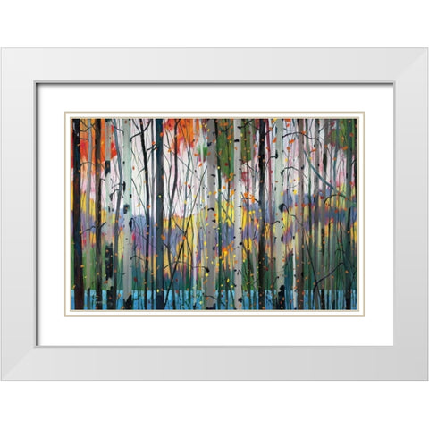 Lone Ranger White Modern Wood Framed Art Print with Double Matting by Forsythe, Graham