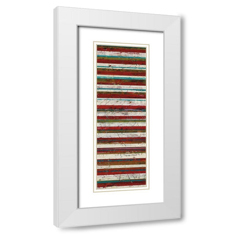 Summer Days I White Modern Wood Framed Art Print with Double Matting by Gutierrez, Hilario