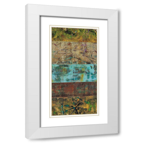 Overgrown I White Modern Wood Framed Art Print with Double Matting by Gutierrez, Hilario