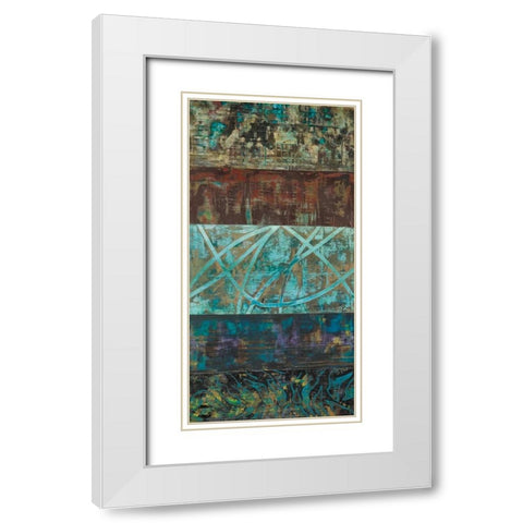Overgrown II White Modern Wood Framed Art Print with Double Matting by Gutierrez, Hilario