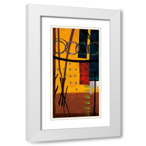 Dogmatism White Modern Wood Framed Art Print with Double Matting by Hager, Geoff