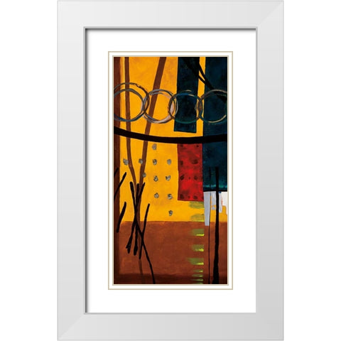 Dogmatism White Modern Wood Framed Art Print with Double Matting by Hager, Geoff