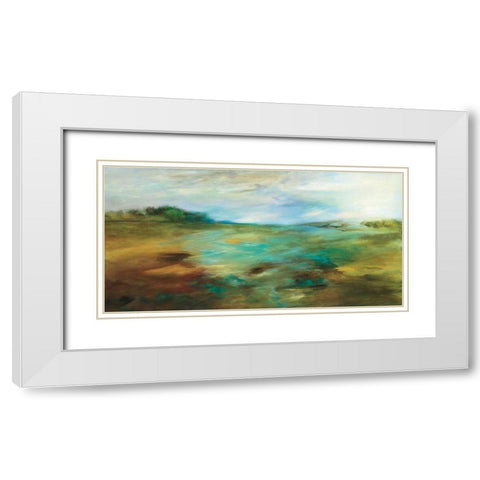 Ask White Modern Wood Framed Art Print with Double Matting by Hickman, G.A.