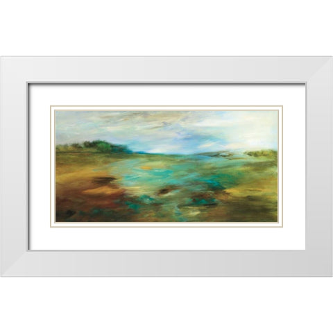 Ask White Modern Wood Framed Art Print with Double Matting by Hickman, G.A.