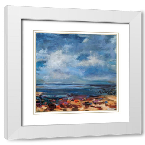 After the Storm White Modern Wood Framed Art Print with Double Matting by Harwood, Jennifer