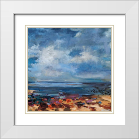 After the Storm White Modern Wood Framed Art Print with Double Matting by Harwood, Jennifer