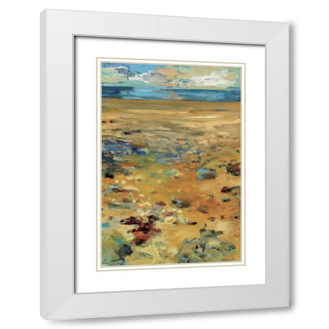 High Point of Summer White Modern Wood Framed Art Print with Double Matting by Harwood, Jennifer