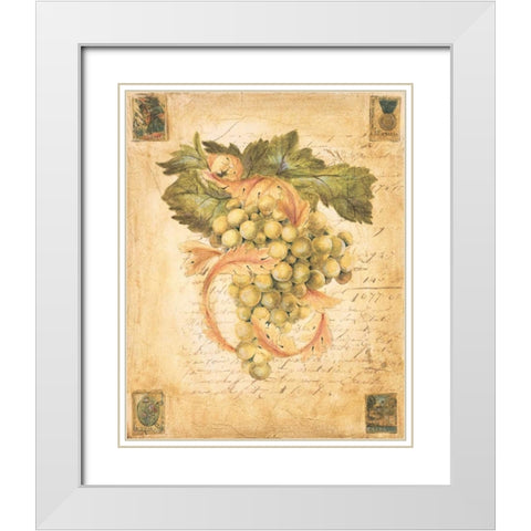 A Rich Harvest I White Modern Wood Framed Art Print with Double Matting by Jardine, Liz