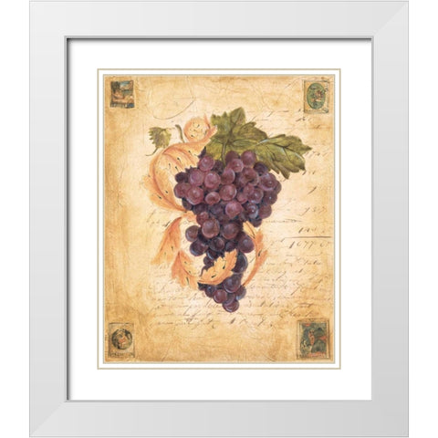 A Rich Harvest II White Modern Wood Framed Art Print with Double Matting by Jardine, Liz