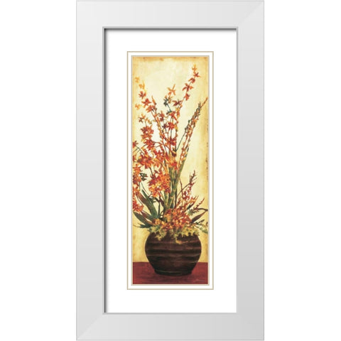 Zen Beauties II White Modern Wood Framed Art Print with Double Matting by Jardine, Liz