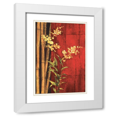 Zen Contemporary White Modern Wood Framed Art Print with Double Matting by Jardine, Liz