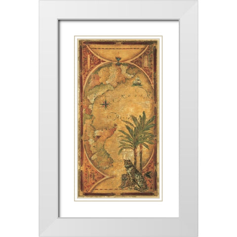 West Indies White Modern Wood Framed Art Print with Double Matting by Jardine, Liz