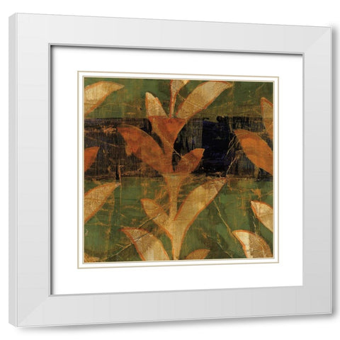 Undersea Violet I White Modern Wood Framed Art Print with Double Matting by Jardine, Liz