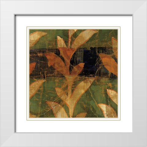 Undersea Violet I White Modern Wood Framed Art Print with Double Matting by Jardine, Liz