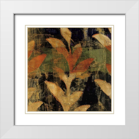 Undersea Violet II White Modern Wood Framed Art Print with Double Matting by Jardine, Liz