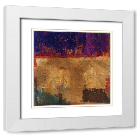Mixed Messages I White Modern Wood Framed Art Print with Double Matting by Jardine, Liz