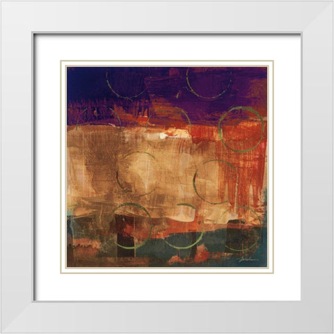 Mixed Messages II White Modern Wood Framed Art Print with Double Matting by Jardine, Liz