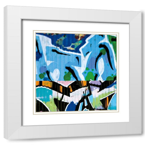 Street Flow III White Modern Wood Framed Art Print with Double Matting by Katsikis, Nicola