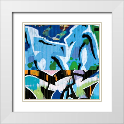 Street Flow III White Modern Wood Framed Art Print with Double Matting by Katsikis, Nicola