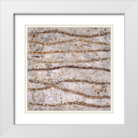 Stick Figures White Modern Wood Framed Art Print with Double Matting by Lawrence, Isabel