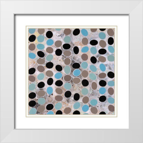 Rock Pool White Modern Wood Framed Art Print with Double Matting by Lawrence, Isabel