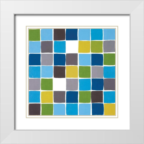 Empty Spaces White Modern Wood Framed Art Print with Double Matting by Lawrence, Isabel